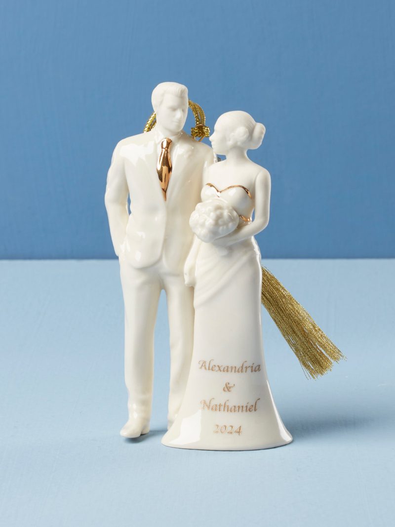 Personalized Bride & Groom Ornament