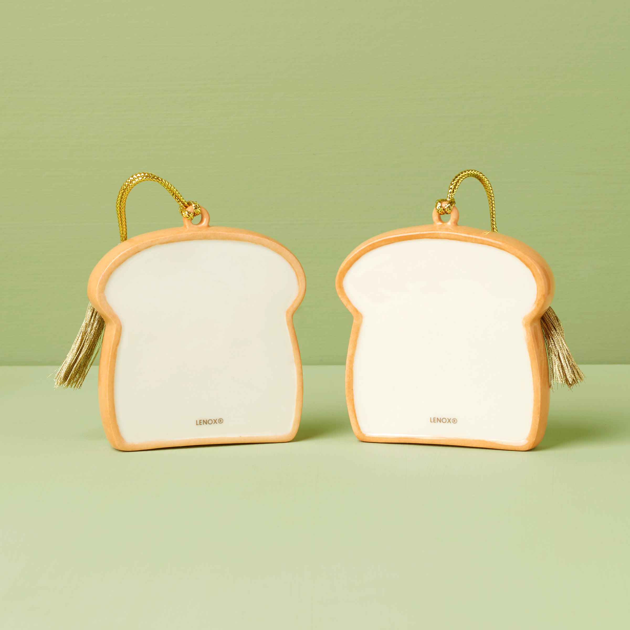 Personalized 2-Piece Peanut Butter & Jam Ornament Set
