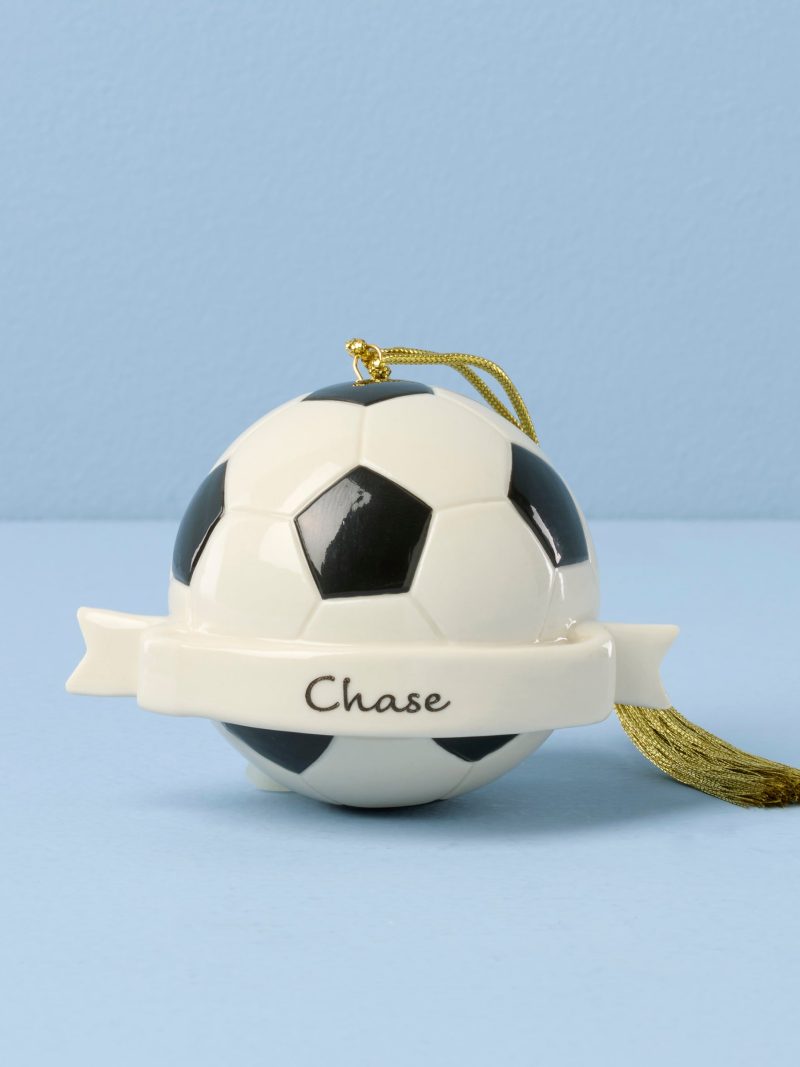 Personalized Soccer Ball Ornament
